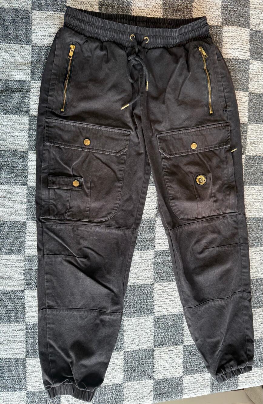 Cookies "Prohibition" Black Cargo Jogger Pants Men's Small